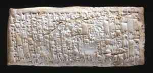 The first evidence of marketing practice are almost as old as the earliest forms of written language and date back to approx. 5.000 B.C. Records of one of the first advertising practices from have been found on clay tablets in ancient Mesopotamia in cuneiform writings. The enclosed picture is a cuneiform clay tablet which in this case was an early form of a customer complaint letter from Nanni to Ea-nasir complaining that the wrong grade of copper ore has been delivered after a gulf voyage and about misdirection and delay of a further delivery. The cuneiform tablet belongs to the collection of the British Museum and dates back to 1750 BC and was found in the archaic city of Ur in ancient Mesopotamia i.e. Iraq.
