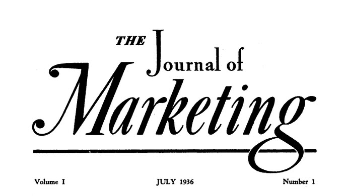 Die erste wissenschaftliche Marketing Zeitschrift